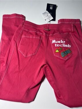 NWT RARE Kailas Women's Climbing Pants Large Red Patches
